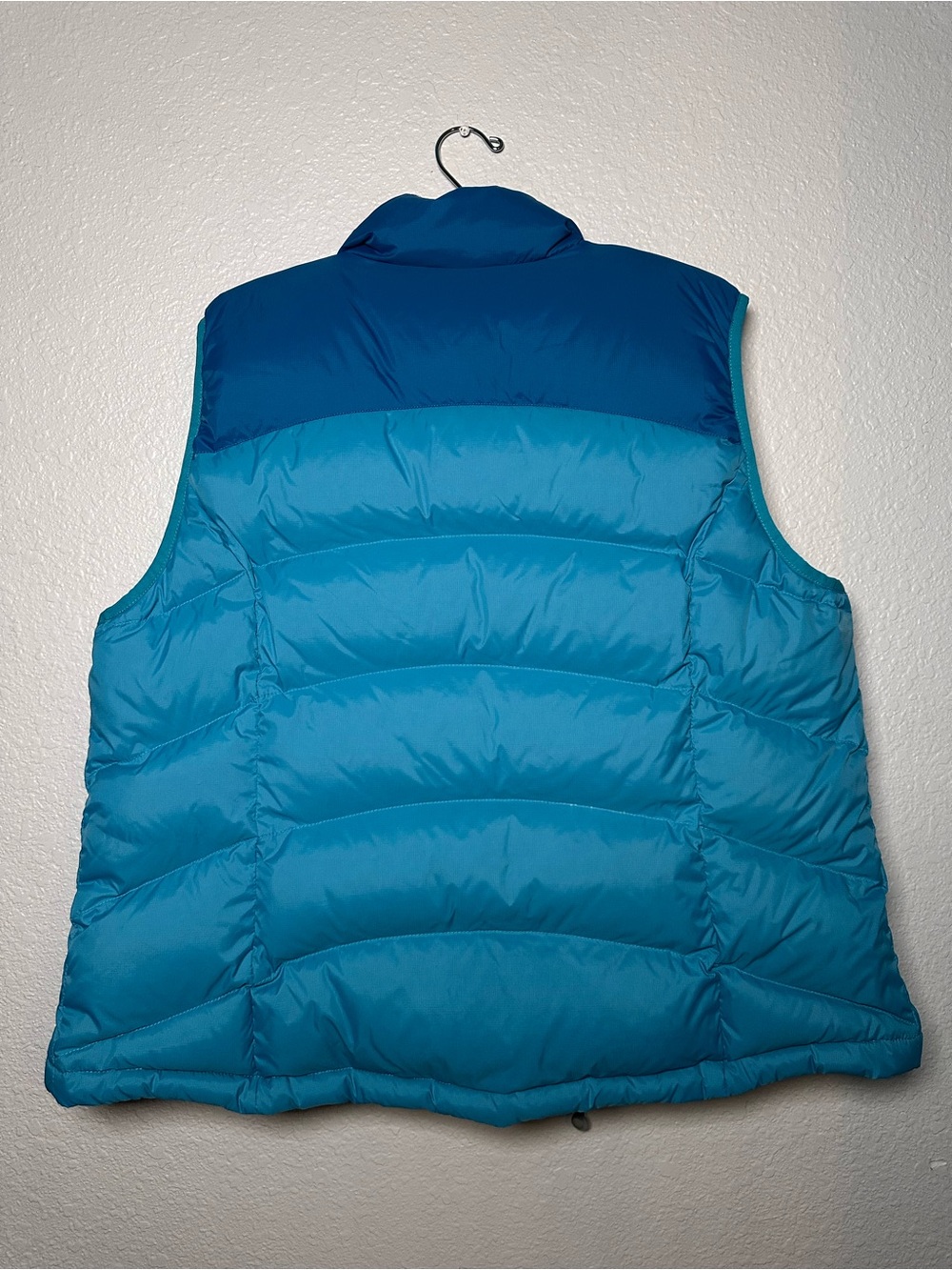 L.L. Bean // Goose Down Puffer Vest Women’s XL Blue Lightweight Full Zip - Picture 5 of 8